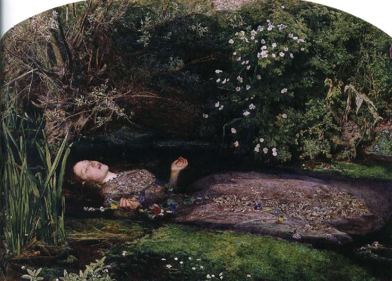 Sir John Everett Millais ofelia oil painting image